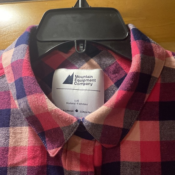 Mountain Equipment Coop (MEC) Great Outdoors Flannel Shirt Size Large - Picture 9 of 13